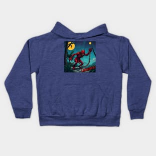 LAGAHOO / LOUP GAROU – FULL COLOUR – FETERS AND LIMERS – CARIBBEAN FOLKLORE EVENT DJ GEAR Kids Hoodie